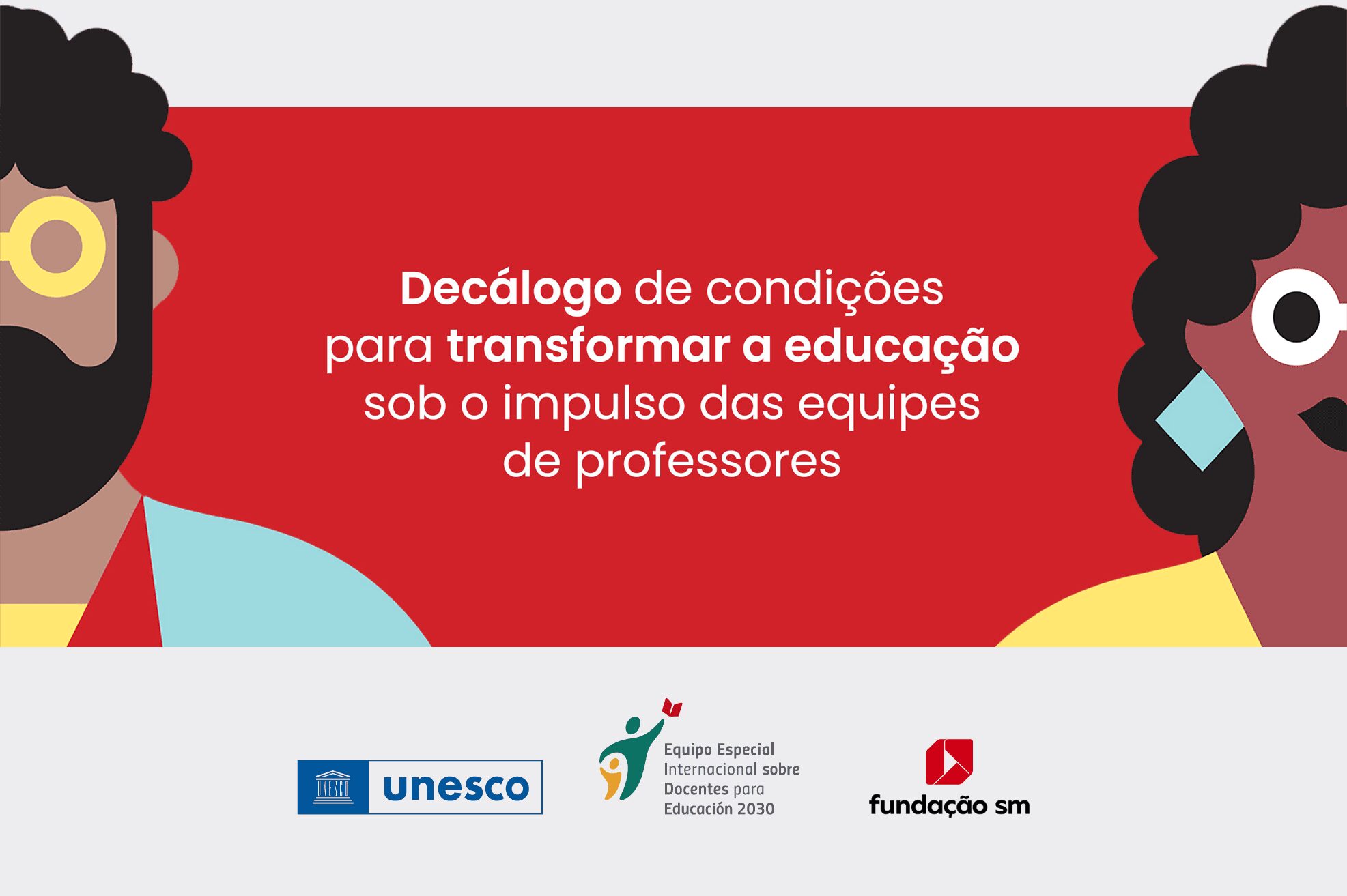 Imagem do Decálogo de condições para transformar a educação sob o impulso das equipes docentes.