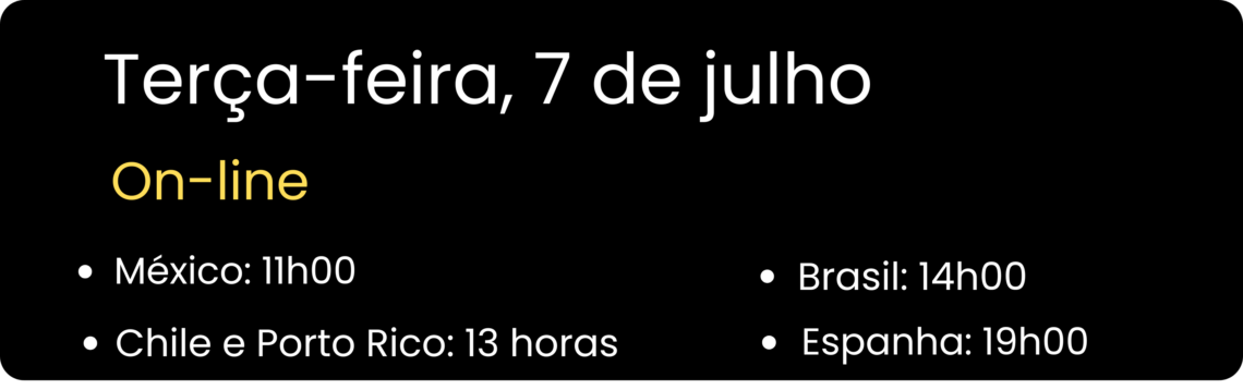 Dia e horário