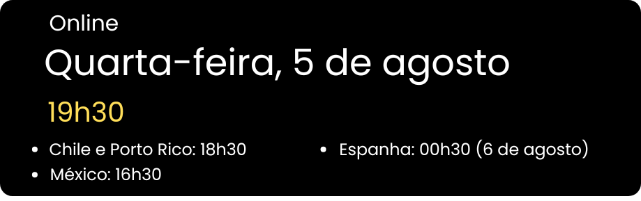 Dia e horário